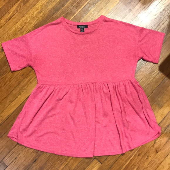 New Look Tops - Short Sleeve Pink Maternity Top New Look Tops - Short Sleeve Pink Maternity Top
